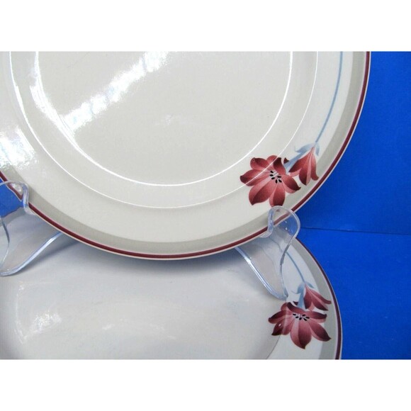 Epoch Essence Stoneware Bolero  7 5/8" Salad Plates Bundle of 4 - Picture 2 of 8